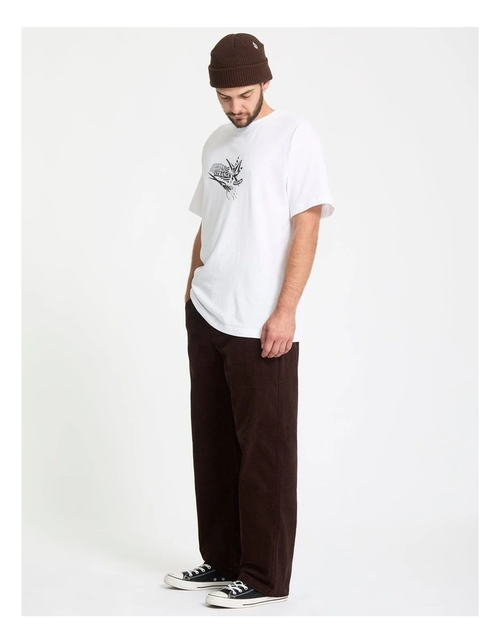 Frickin Loose Tapered Cord Chino Pant in Brown image 5