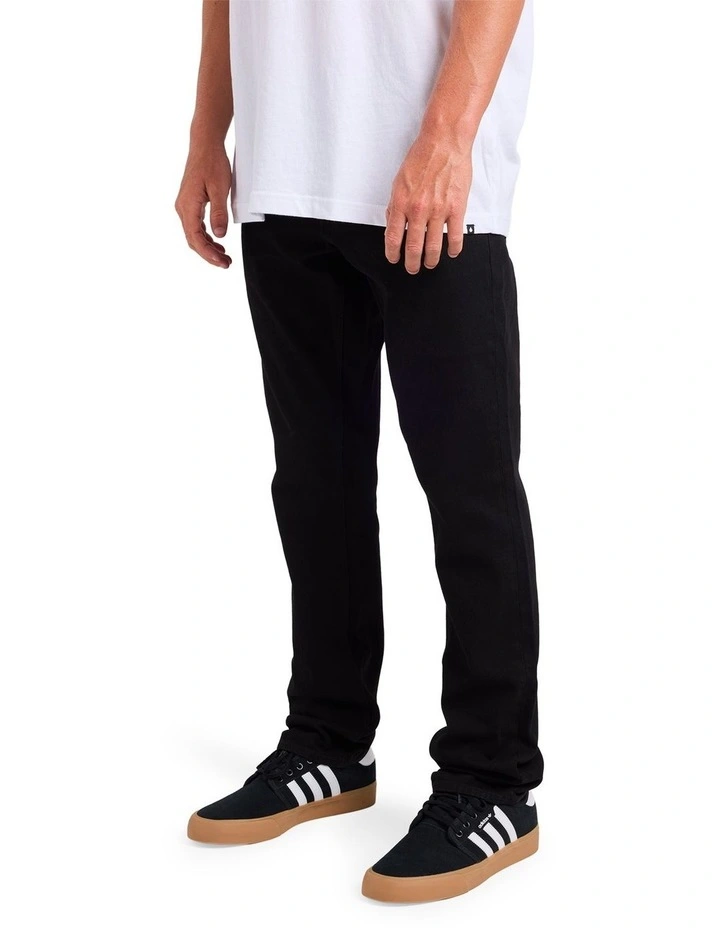 V Solver Stretch Denim Jeans Black image 3