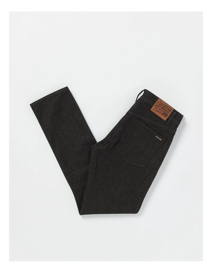 Solver Stretch Denim Jeans in Black image 2