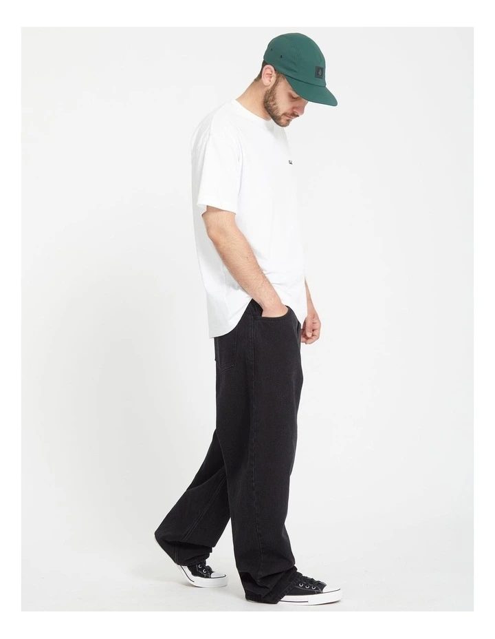 Chillow Denim Jeans in Black image 5