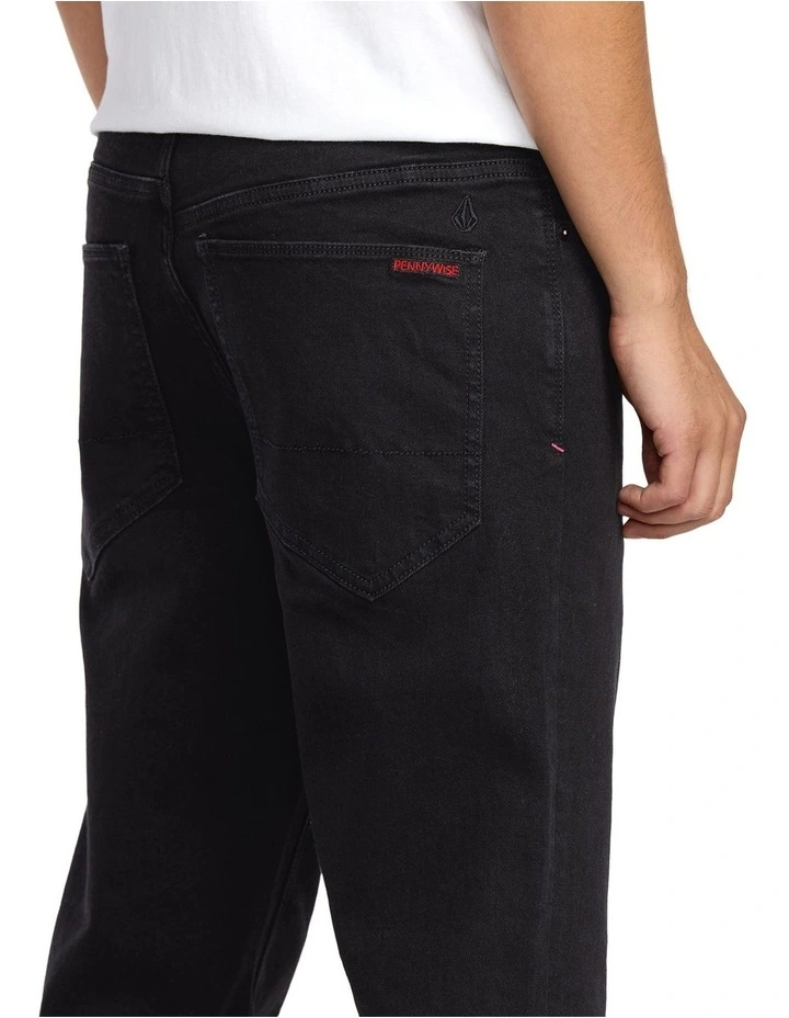 Vent Pennywise Denim Jeans in Black image 4