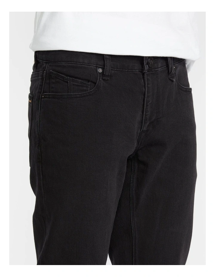 Vorta Denim Jeans in Black image 4