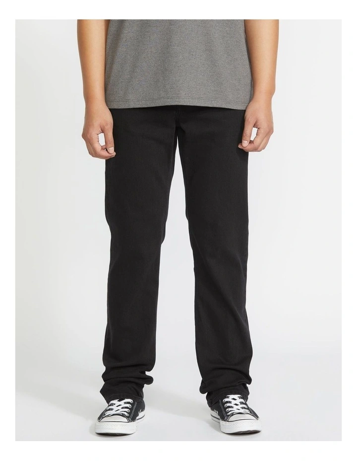 Solver Denim Jeans in Black image 1