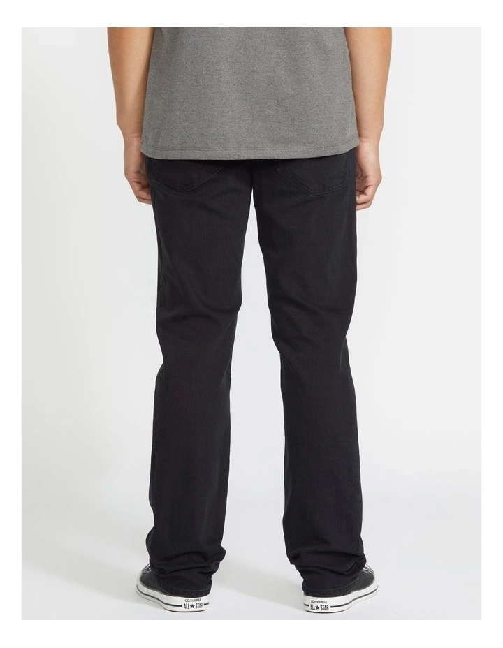 Solver Denim Jeans in Black image 2