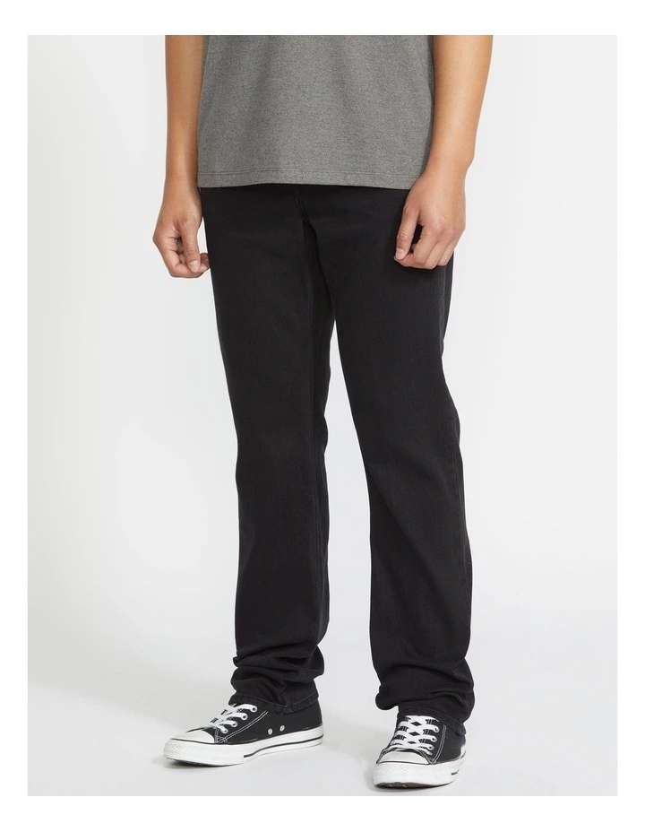 Solver Denim Jeans in Black image 3