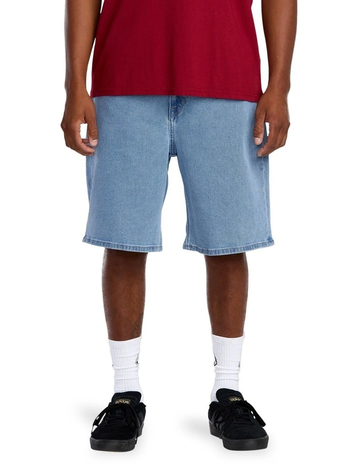 Billow Denim 22 Inch Shorts in Blue image 1