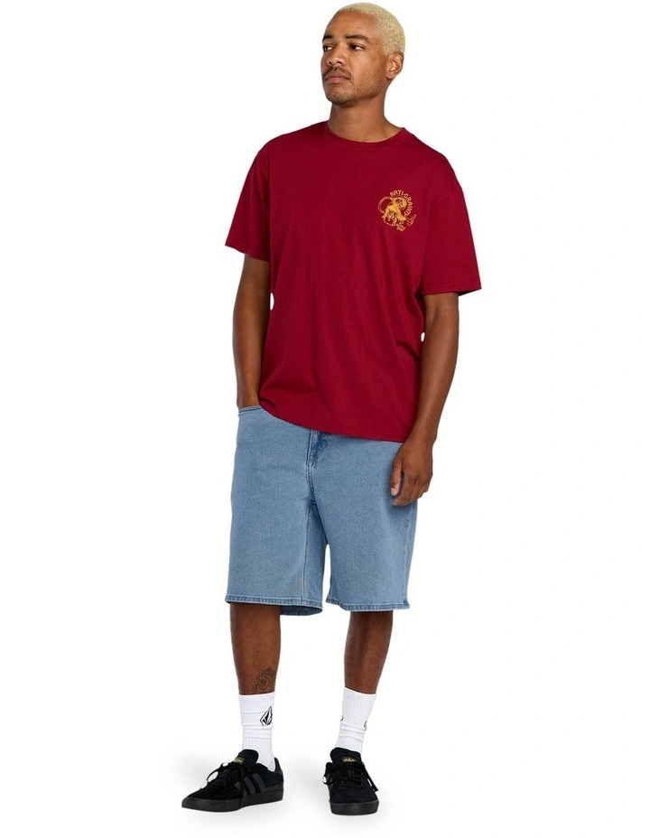 Billow Denim 22 Inch Shorts in Blue image 5