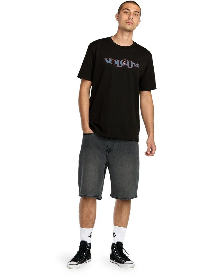 Billow Denim 22 Inch Shorts in Grey image 5