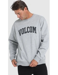Volsity Crew Sweatshirt in Grey