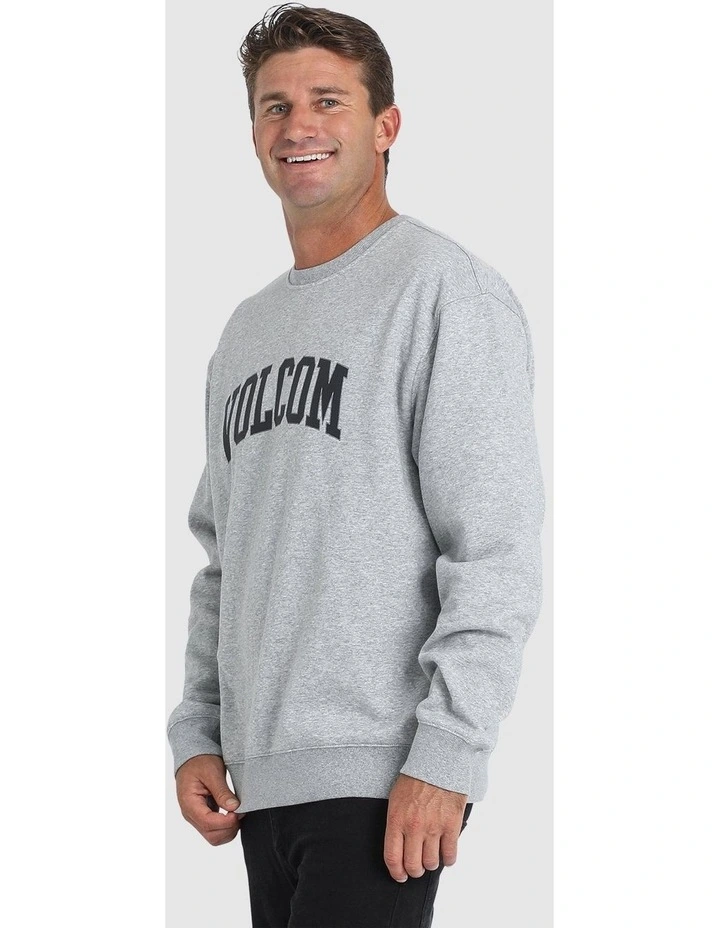 Volsity Crew Sweatshirt in Grey image 3