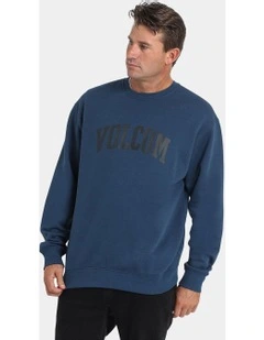 Volsity Crew Sweatshirt in Navy