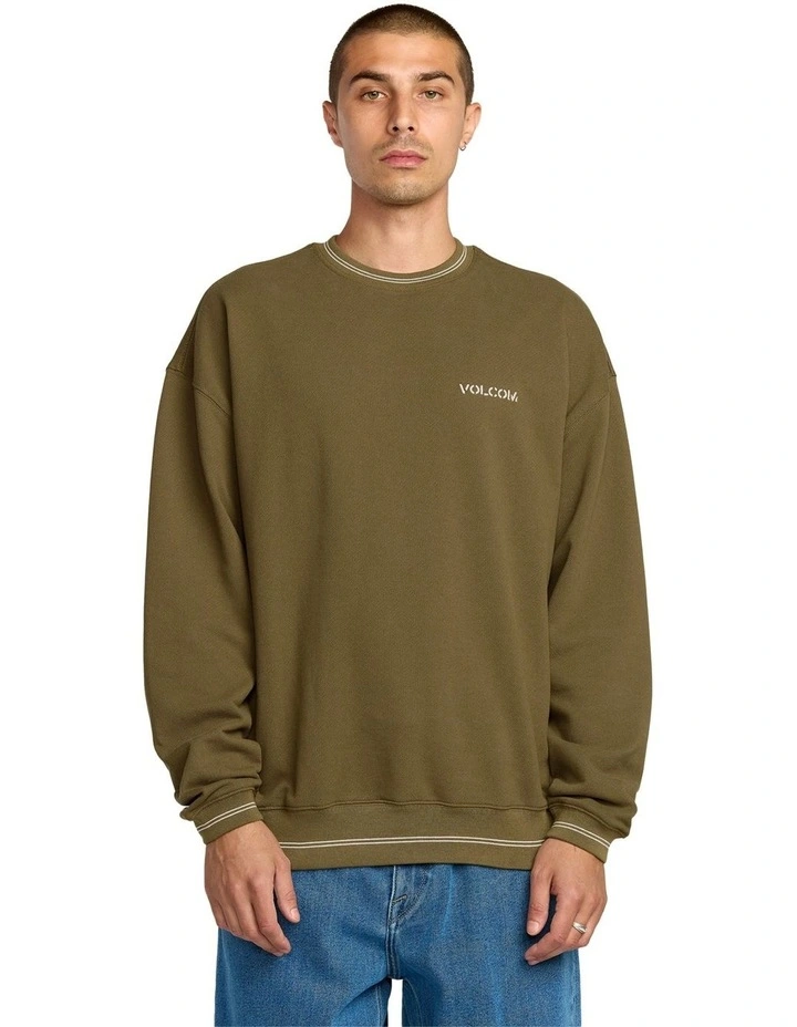 K Stone Crew Sweater in Sage Leaf image 1