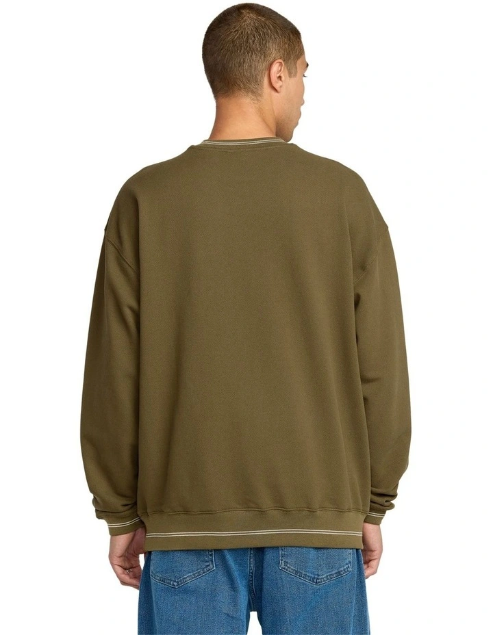 K Stone Crew Sweater in Sage Leaf image 2