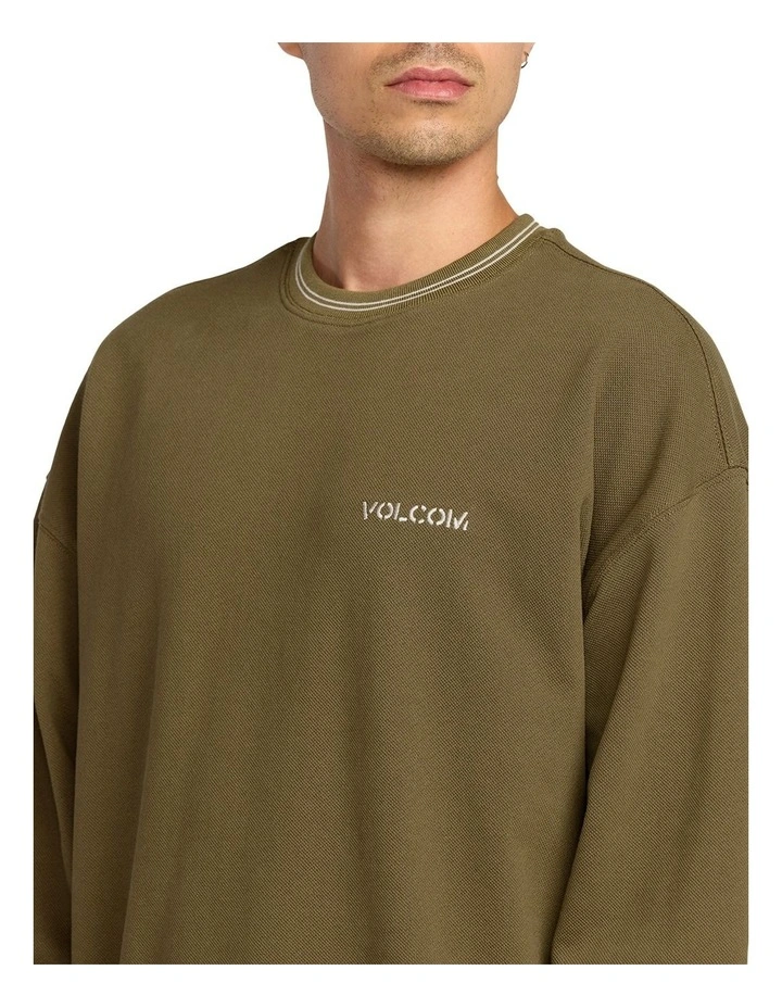 K Stone Crew Sweater in Sage Leaf image 4