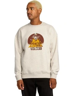 Callum Rooney Crew in Dust Heather