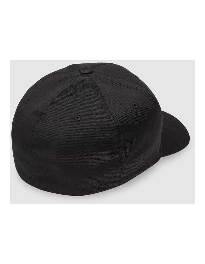 Full Stone Flexfit Hat in Black image 2