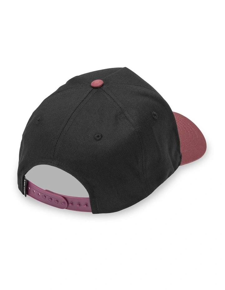 Embossed Stone Adj Hat Red image 2