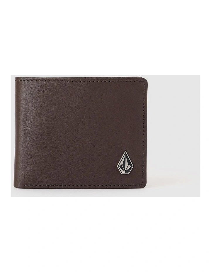Single Stone Leather Wallet Brown image 1