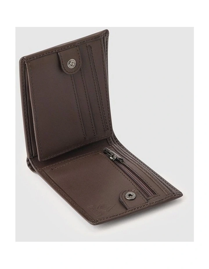 Single Stone Leather Wallet Brown image 4