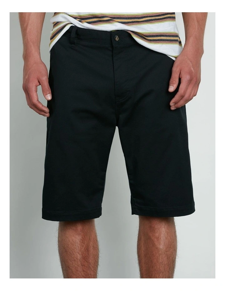V Monty Stretch Shorts in Black image 1