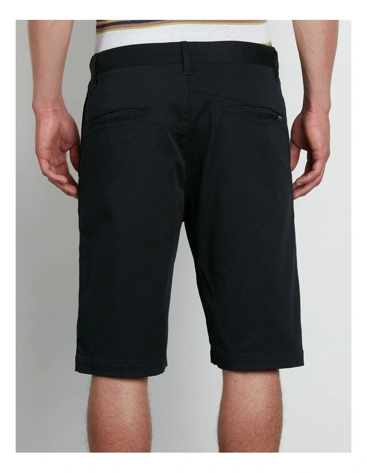 V Monty Stretch Shorts in Black image 2
