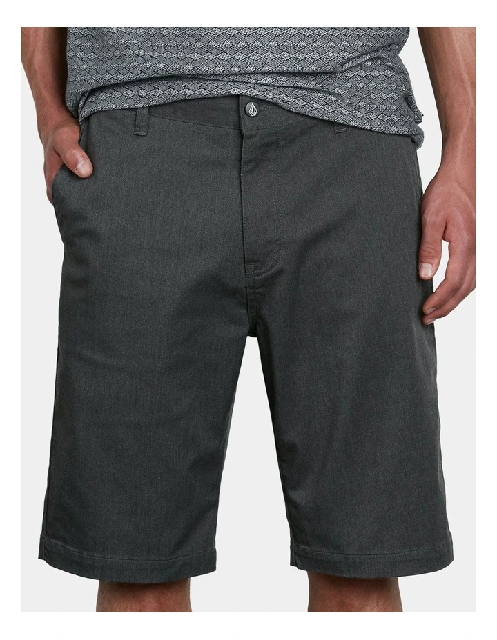 V Monty Stretch Shorts in Grey image 1