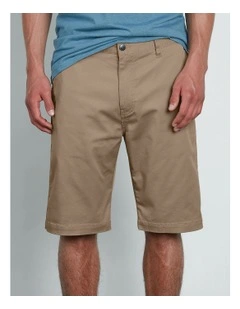 V Monty Stretch Shorts in Khaki