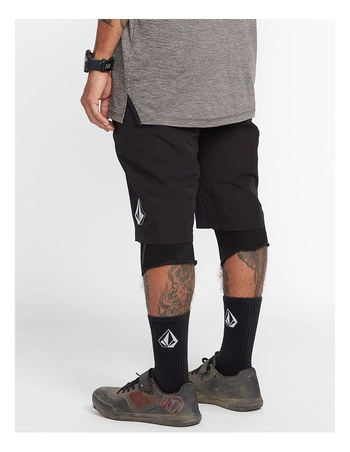 Trail Ripper Shorts in Black image 2