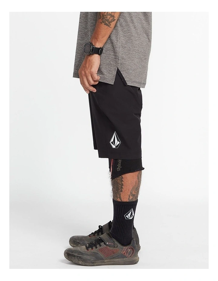 Trail Ripper Shorts in Black image 3