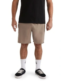 Sparklestone Elastic Waist Shorts in Black
