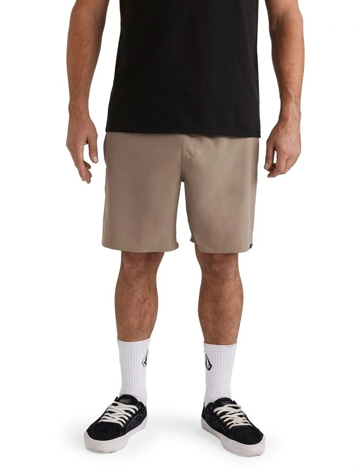 Sparklestone Elastic Waist Shorts in Black image 1