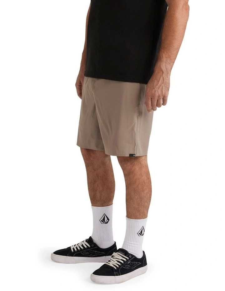 Sparklestone Elastic Waist Shorts in Black image 3