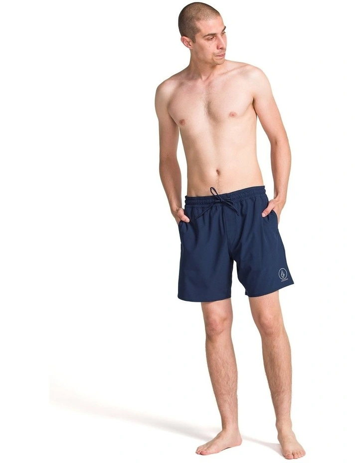 Manic Solid Trunk 17 Inch Boardshorts in Navy image 4