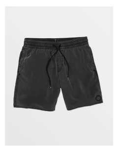Center Trunk 17 Inch Boardshorts in Black