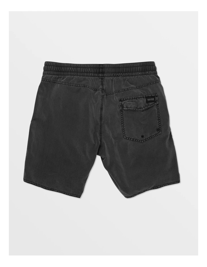 Center Trunk 17 Inch Boardshorts in Black image 2