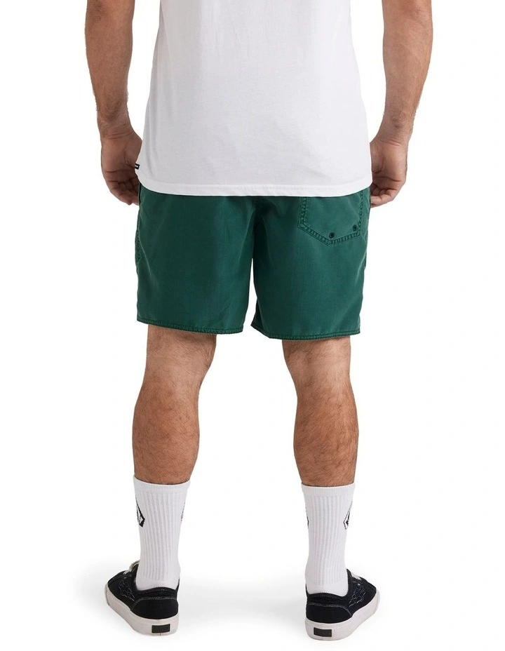 Center Trunk 17 Inch Boardshorts in Green image 2