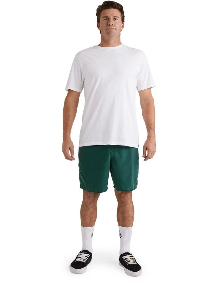 Center Trunk 17 Inch Boardshorts in Green image 5