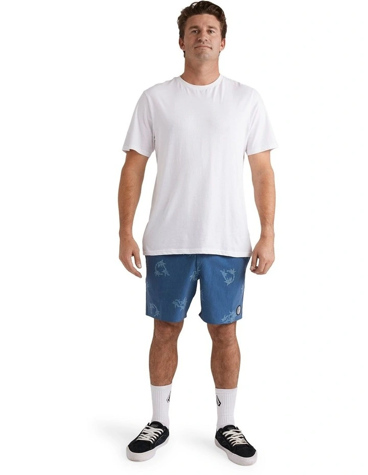 Regal Trop Psych Cotton 17 Inch Boardshorts in Blue image 5