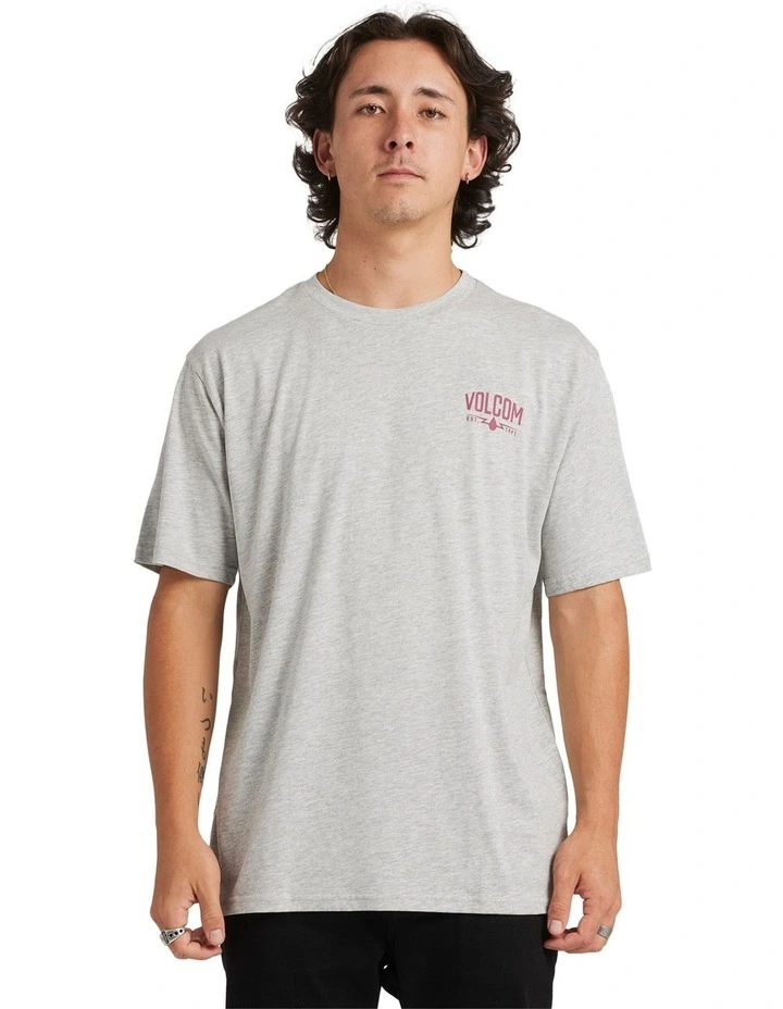 Carbidge Short Sleeve T-Shirt in Grey image 1