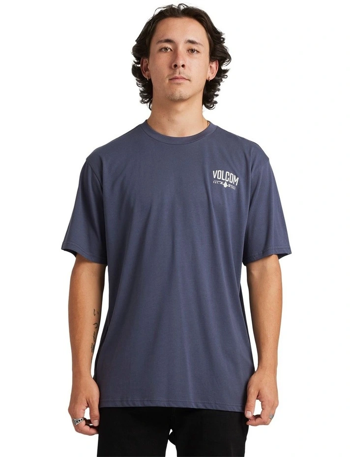 Carbidge Short Sleeve T-Shirt in Blue image 1