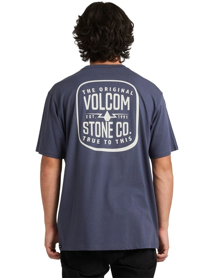 Carbidge Short Sleeve T-Shirt in Blue image 2