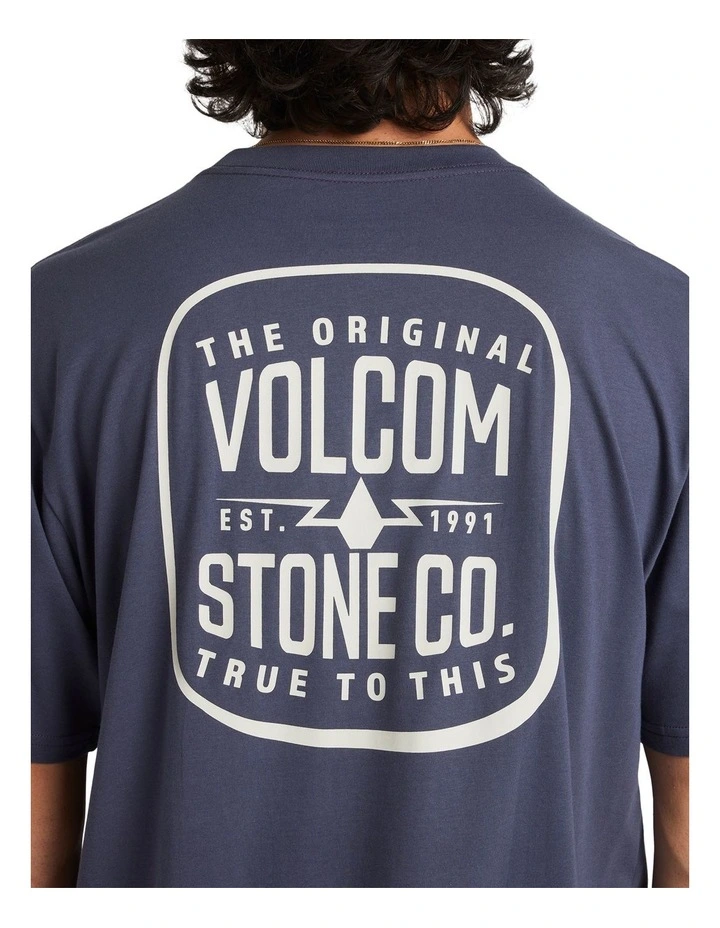 Carbidge Short Sleeve T-Shirt in Blue image 4