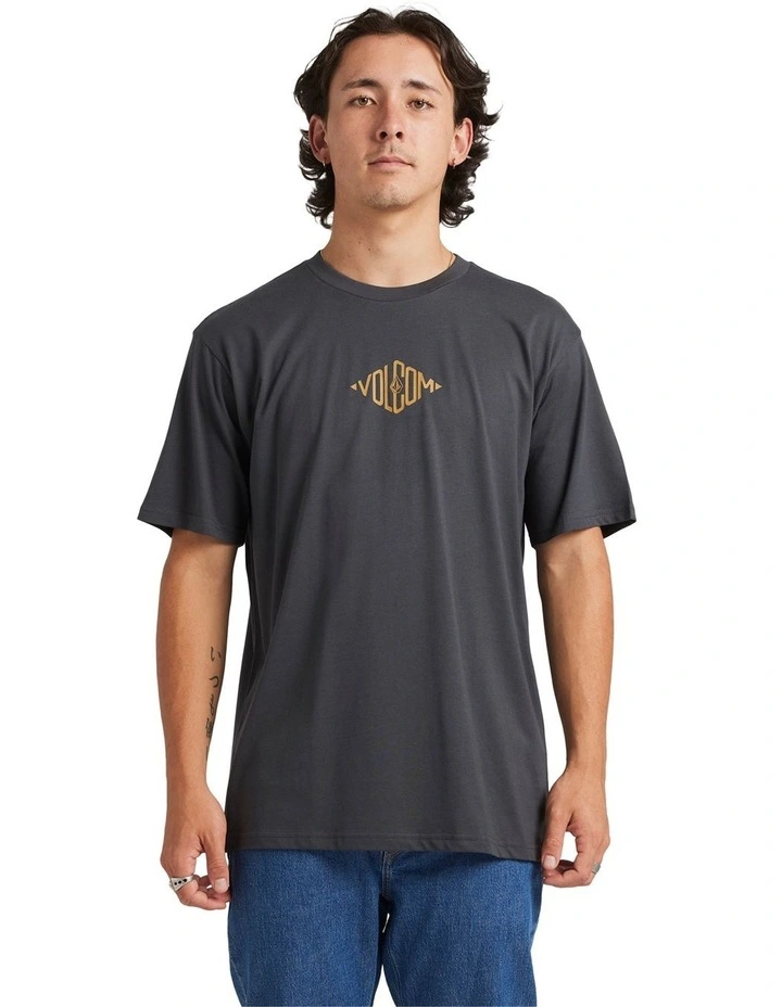 Diamond Stone Short Sleeve T-Shirt in Black image 1