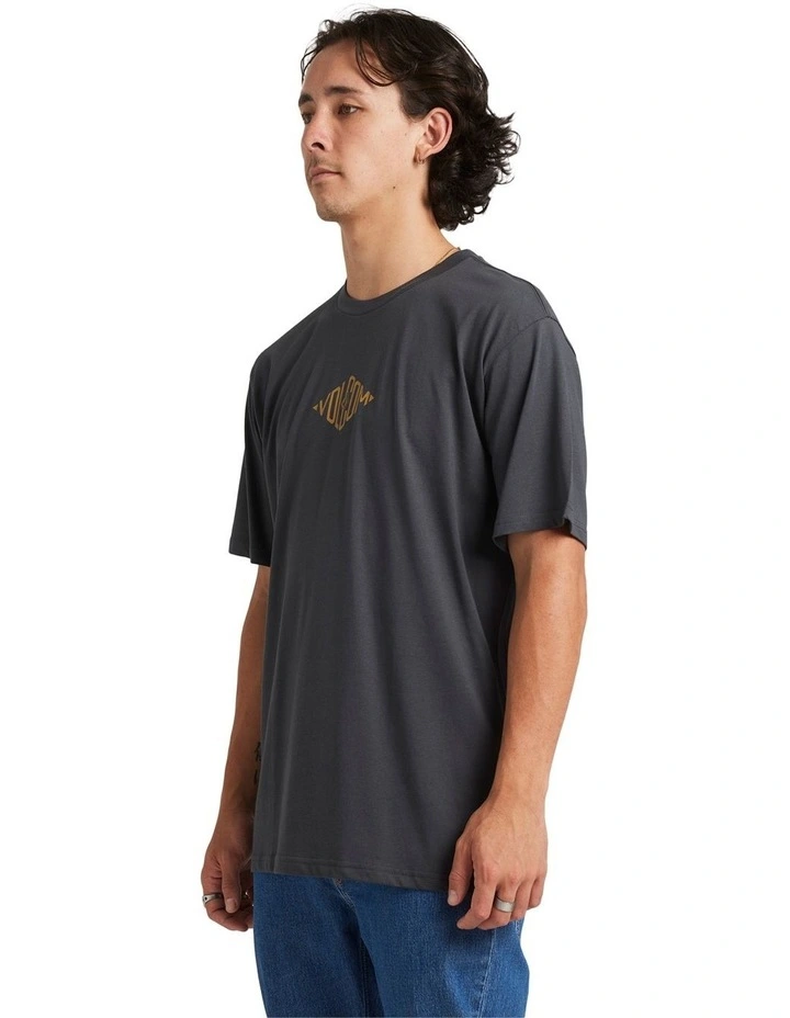 Diamond Stone Short Sleeve T-Shirt in Black image 3