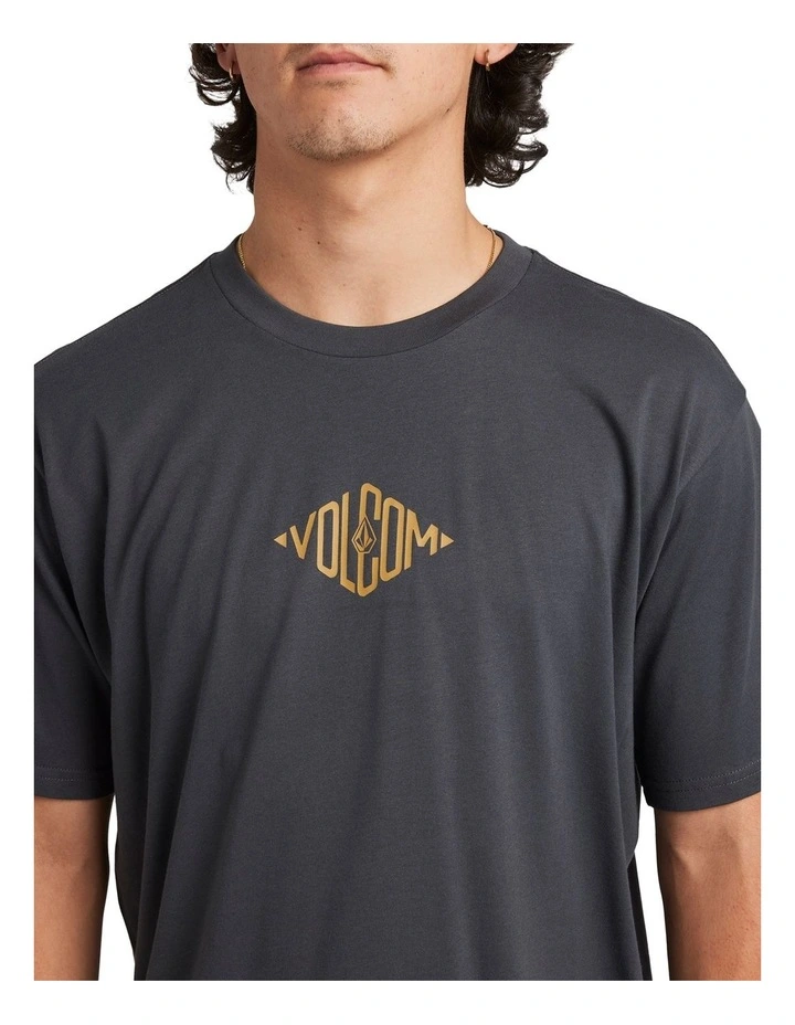 Diamond Stone Short Sleeve T-Shirt in Black image 4