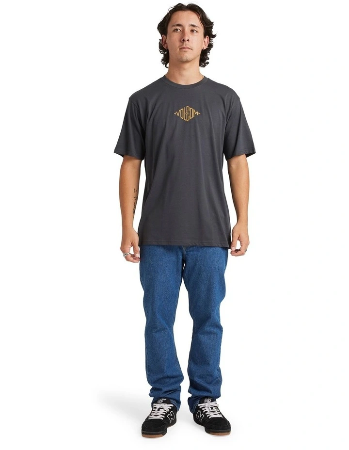 Diamond Stone Short Sleeve T-Shirt in Black image 5