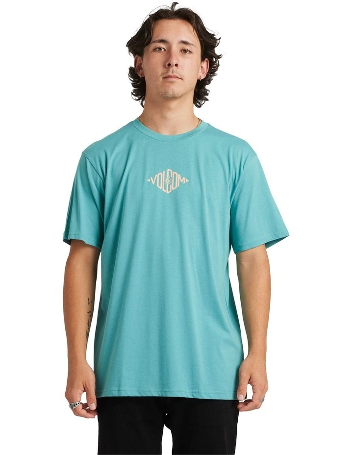 Diamond Stone Short Sleeve T-Shirt in Blue image 1
