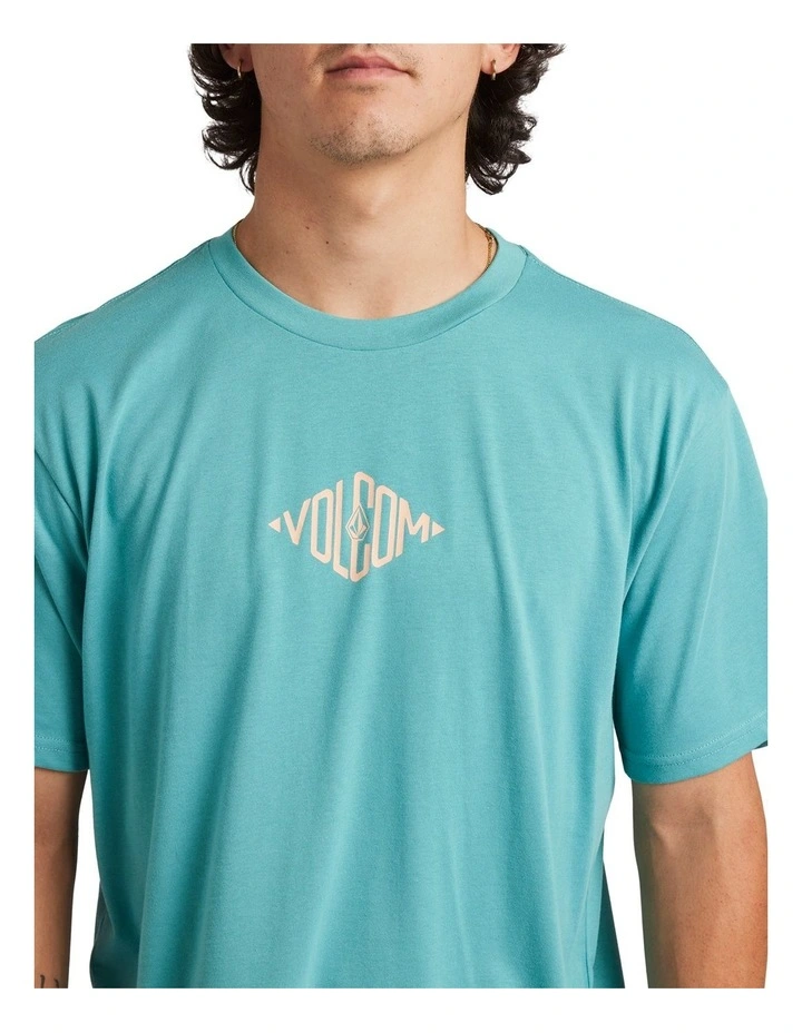 Diamond Stone Short Sleeve T-Shirt in Blue image 4