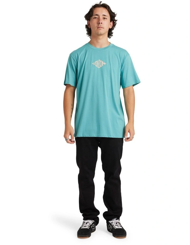Diamond Stone Short Sleeve T-Shirt in Blue image 5