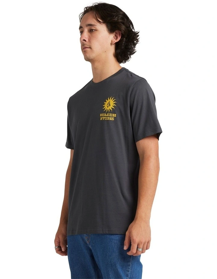 Rayz Short Sleeve T-Shirt in Black image 3